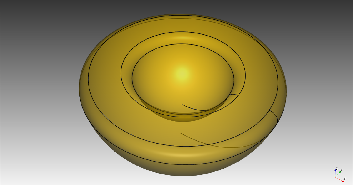 CadQuery Python parametric CAD model preview with a generated mechanical part