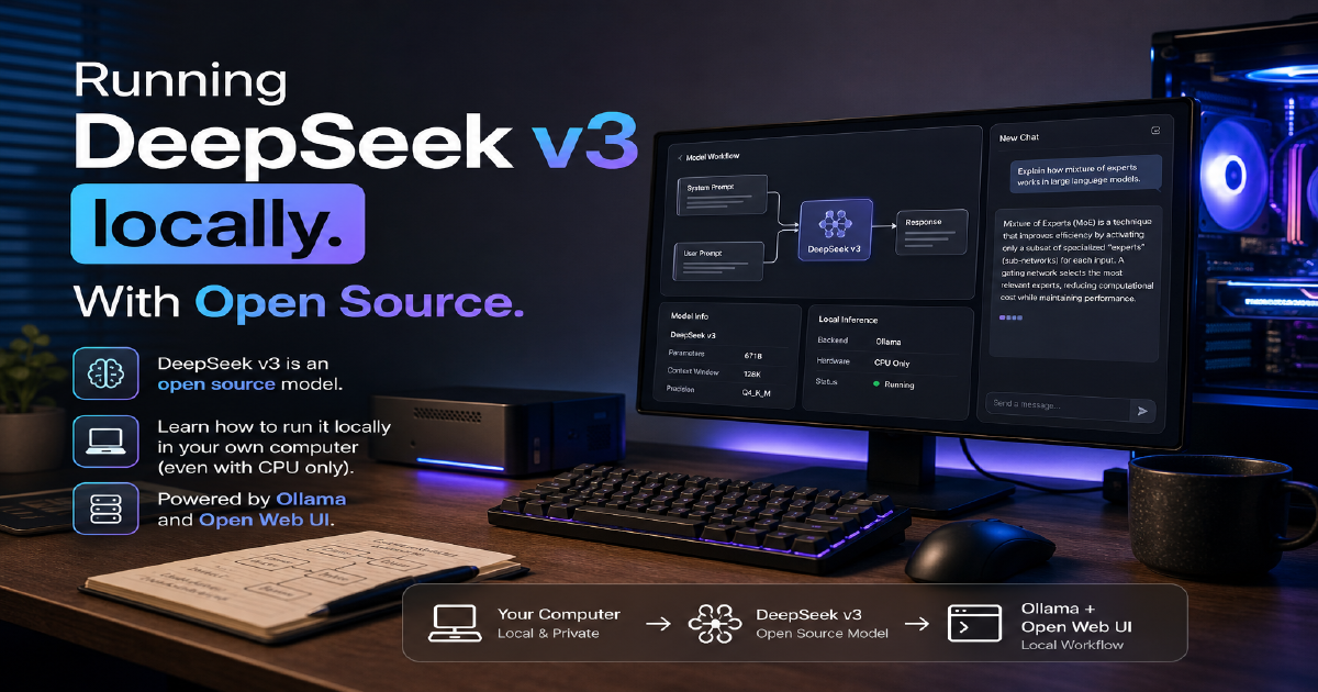 How to run DeepSeek v3 Privately.
