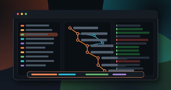 lazygit terminal UI cover with Git branches, staged files, commits, and a keyboard-driven workflow