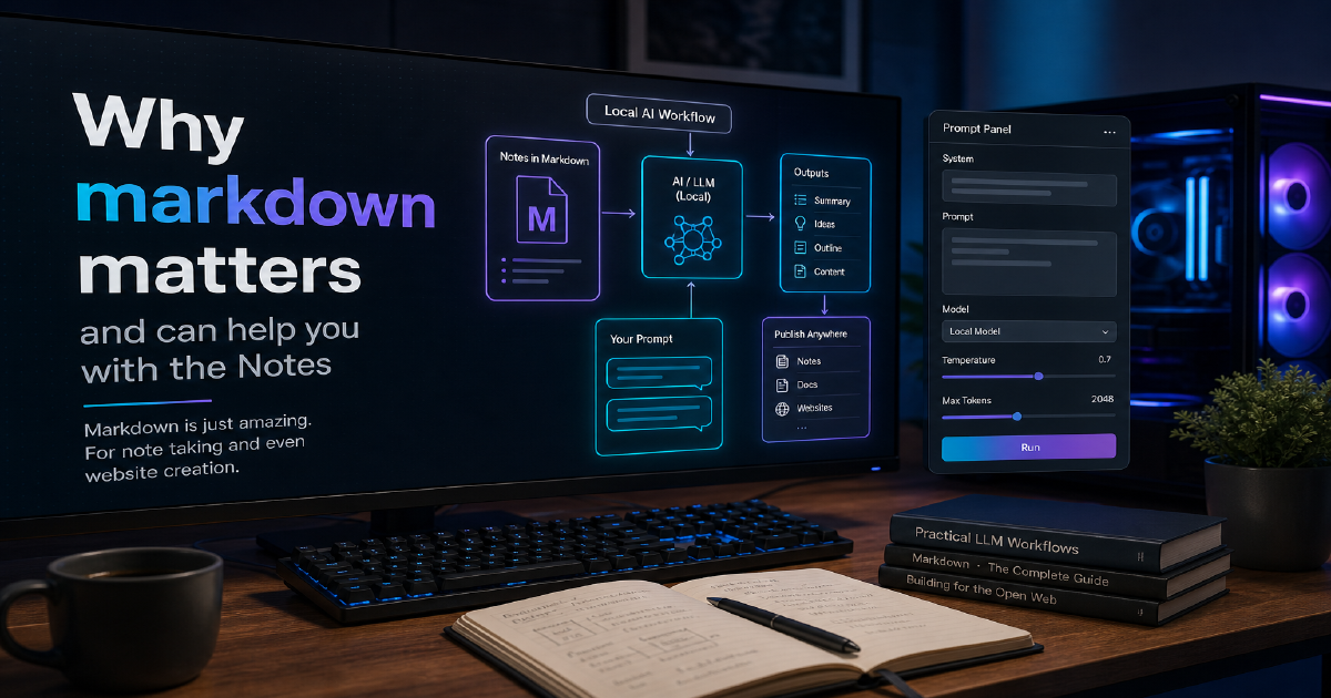 Markdown note taking tools