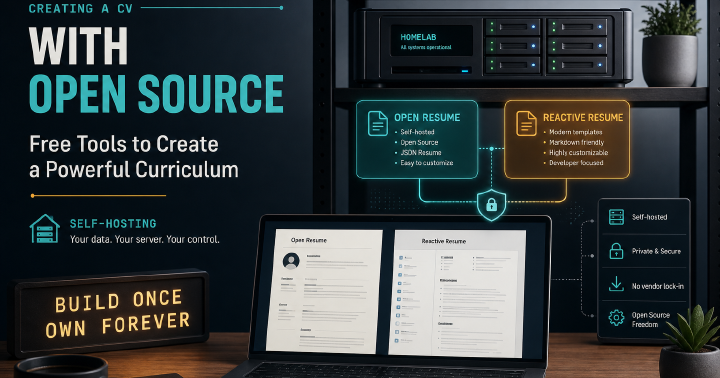 Creating a CV with Open Source.