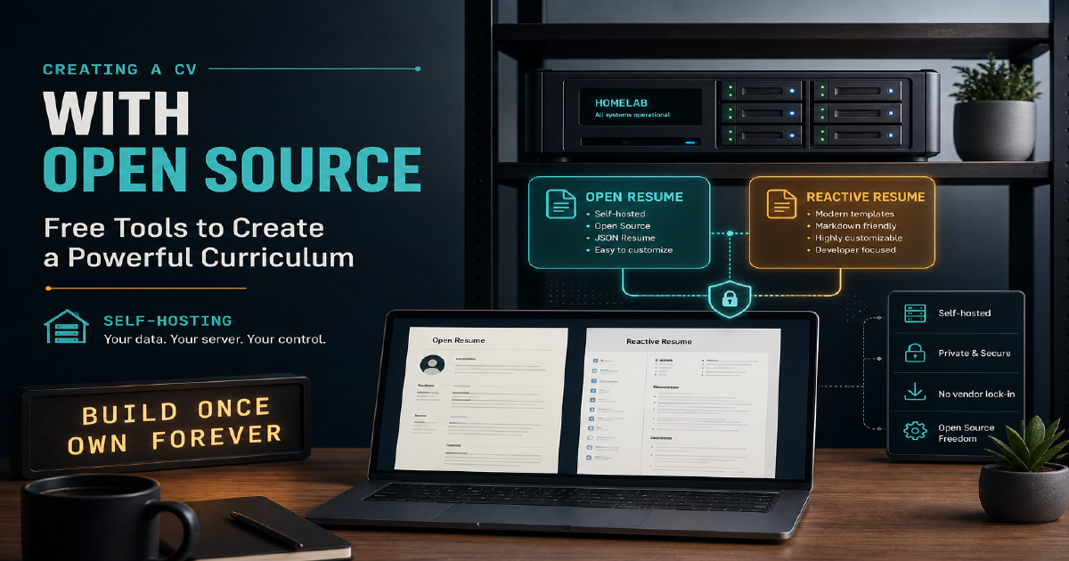 Creating a CV with Open Source.