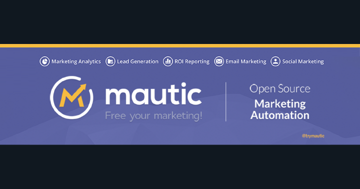 Mautic open source marketing automation banner