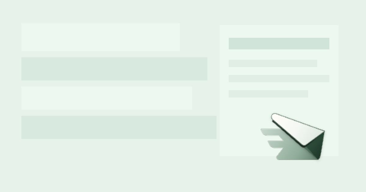 QuickInbox cover with inbox panels and envelope icon