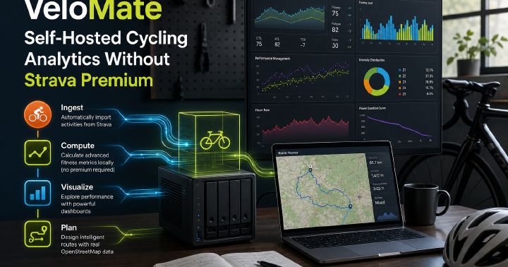 VeloMate - Self-Hosted Cycling Analytics Platform
