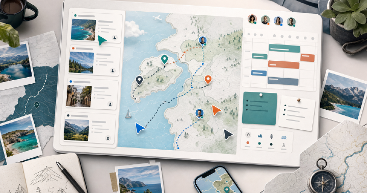 TREK self-hosted travel planner with real-time collaboration, maps, budgets, and MCP server
