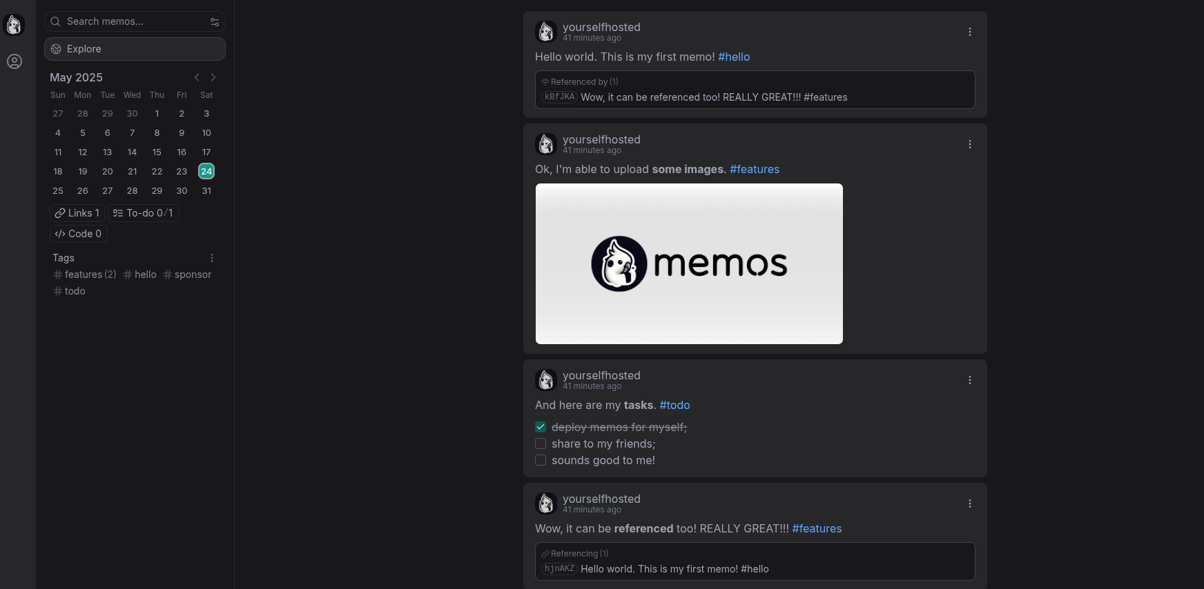 Memos UI