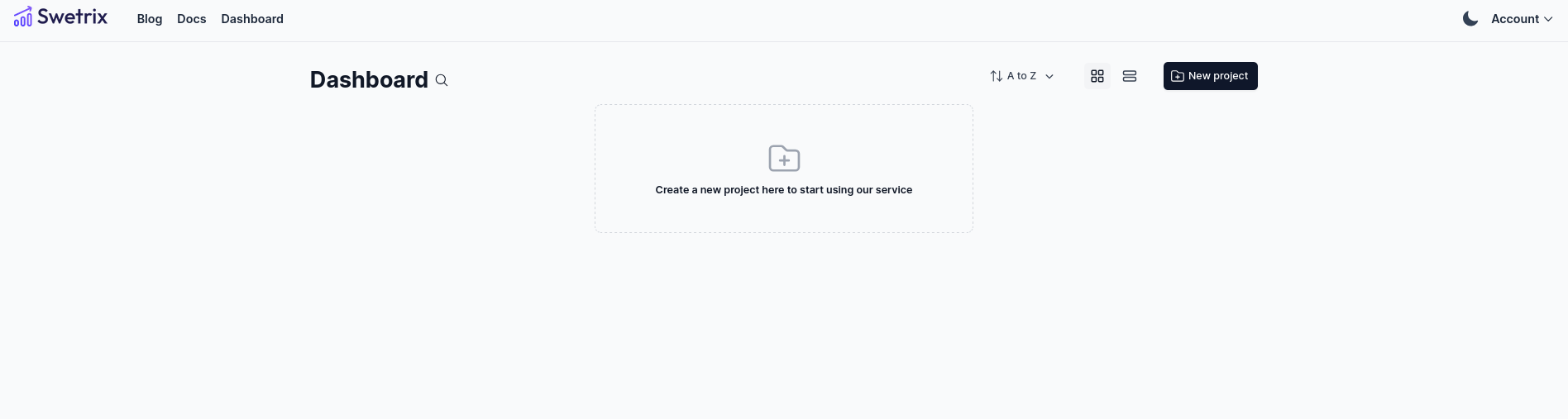 Swetrix Dashboard