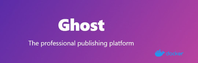 SelfHosting Ghost CMS with Docker.