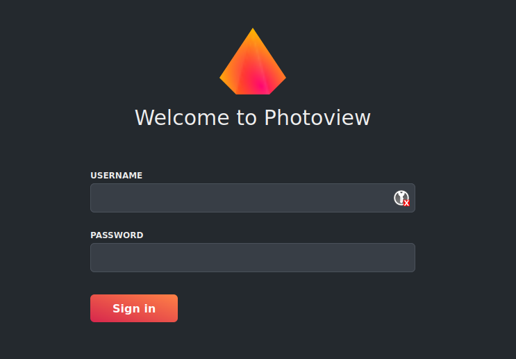 Photoview Docker.