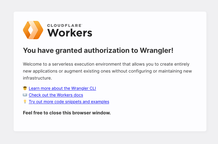 Authenticating to Cloudflare Wrangler CLI to use Cloudflare Pages